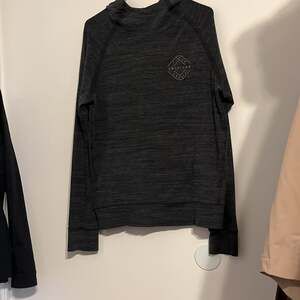 American Eagle Men's Gray Black Lightweight Hoodie Size Medium EUC